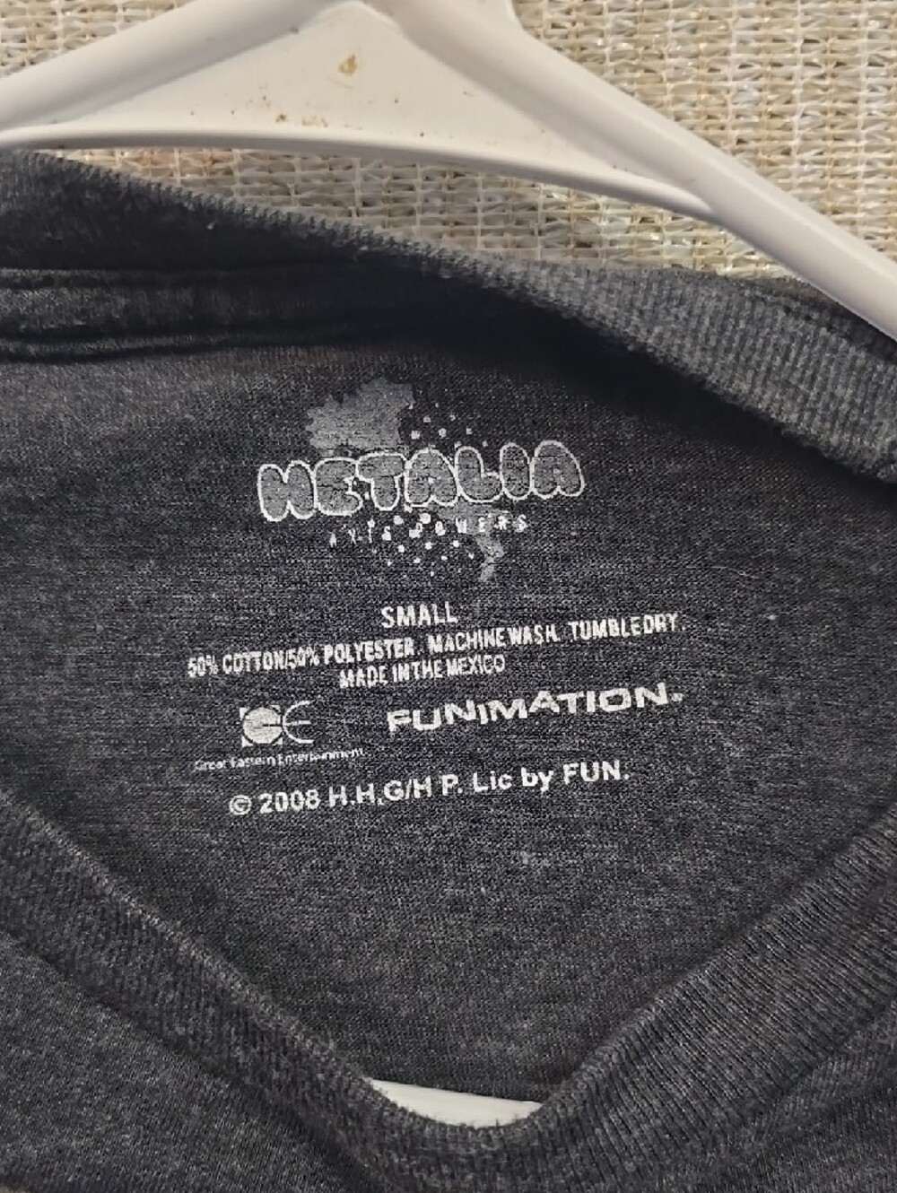 Hetalia Character Graphic Tee - Dark Gray - Picture 2 of 3